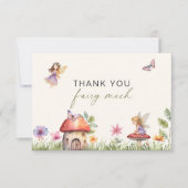 Carte de remerciement pour le premier anniversaire (Devant)