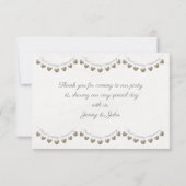 Carte de remerciement pour les 30 ans de mariage d (Dos)