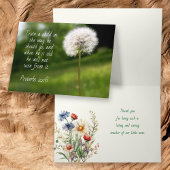 Carte de remerciement pour les enseignants religie