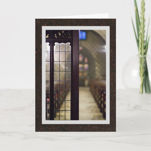 Carte de remerciement pour les ministres (Devant)