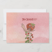 Carte de remerciement pour les photos d'anniversai (Dos)