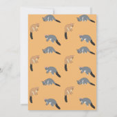 Carte de remerciement pour les possums à queue tou (Dos)