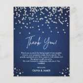 Carte de remerciement pour mariage et fête prénata (Devant)