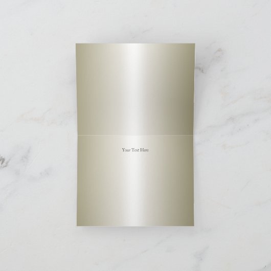 Carte de remerciement pour mariage Lace & Pearl (Intérieur)