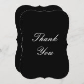 carte de remerciement pour mariages (Devant / Derrière)