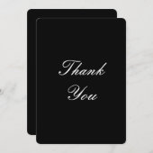 carte de remerciement pour mariages (Devant / Derrière)