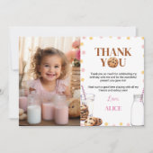 Carte de remerciement pour photo d'anniversaire av (Devant)