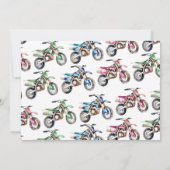 Carte de remerciement pour photo d'anniversaire de (Dos)