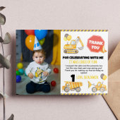 Carte de remerciement pour photo d'anniversaire su