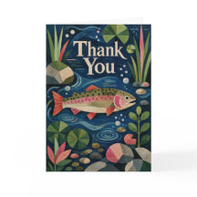 Carte de remerciement pour poisson | Carte de reme