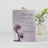 Carte de remerciement pour Quince Años (Debout devant)