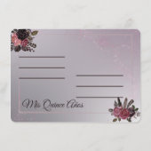 Carte de remerciement pour Quince Años (Dos)