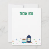 Carte de remerciement pour Tea Party (Dos)