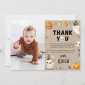 Carte de remerciement pour un anniversaire avec ph (Devant)