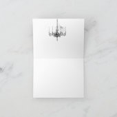 Carte de remerciement pour un bal d'Halloween. (Intérieur)