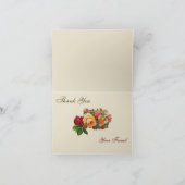 Carte de remerciement pour un jardin de fleurs (Intérieur)