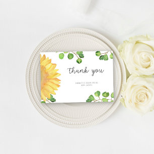 Carte de remerciement pour une baby shower de mari