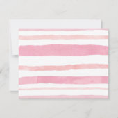 Carte de remerciement pour une baby shower Elle a (Dos)