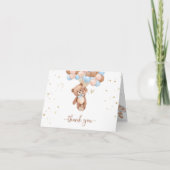 Carte de remerciement pour une baby shower "Nounou (Devant)