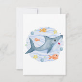 Carte de remerciement pour une Baby Shower sur le  (Dos)