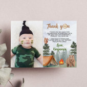 Carte de remerciement pour une fête d'anniversaire