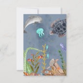 Carte de remerciement pour une fête d'anniversaire (Dos)