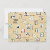 Carte de remerciement pour une fête d'anniversaire (Dos)