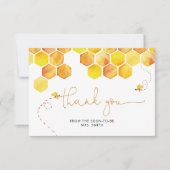 Carte de remerciement pour une fête de mariage en  (Devant)