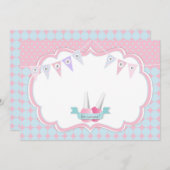 Carte de remerciement pour une soirée de manucure  (Devant / Derrière)