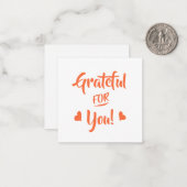 Carte de Remerciement Pour Vous (Devant/Arrière en situation)
