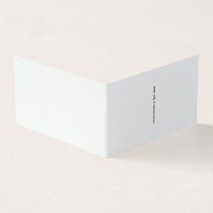 Carte de remerciement professionnelle minimaliste 