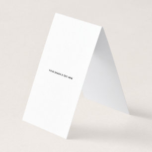 Carte de remerciement professionnelle minimaliste 
