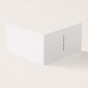 Carte de remerciement professionnelle minimaliste 