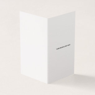 Carte de remerciement professionnelle minimaliste 