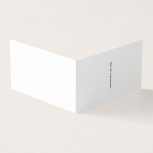 Carte de remerciement professionnelle minimaliste 
