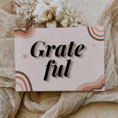 Carte de remerciement rétro pour entreprise