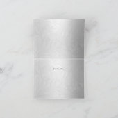 Carte de remerciement Robe de Mariée & Bijoux (Intérieur)