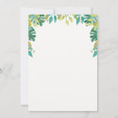 Carte de remerciement Safari Garçon Dos Blanc (Dos)