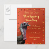 Carte de remerciement "Sauver la date" (Devant / Derrière)