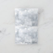 Carte de remerciement scintillante de lumières de (Intérieur)