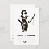 Carte de remerciement simple (Devant / Derrière)