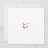 Carte de remerciement simple (Dos)