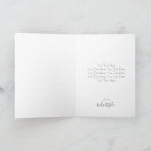 Carte de remerciement simplement charmante avec ph (Intérieur)