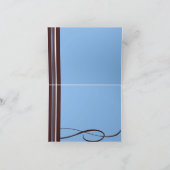 Carte de remerciement simplement envoyée (Intérieur)