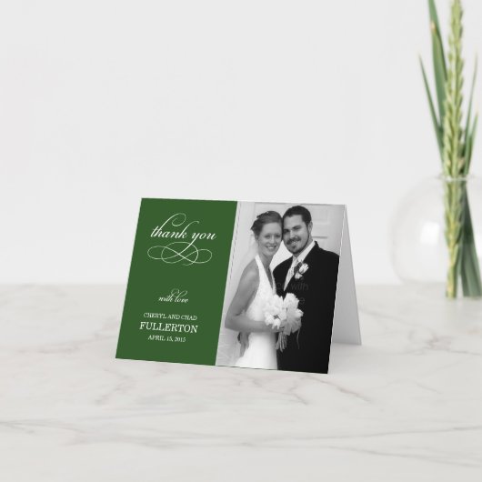 Carte de remerciement simplement jolie (Devant)