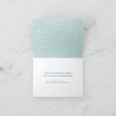 Carte de remerciement Starfish Sand Dollar Beach (Intérieur)