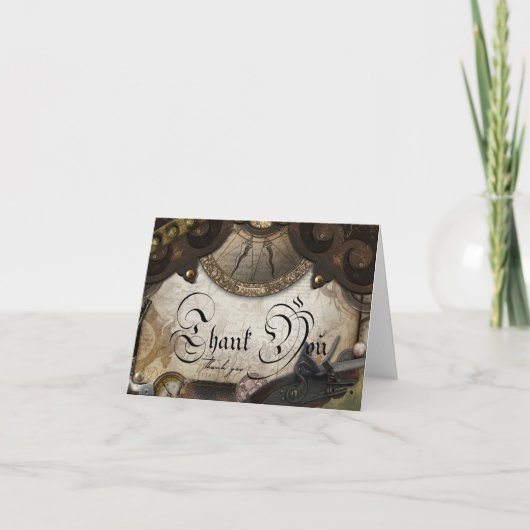 Carte de remerciement sur le thème des pirates de  (Devant)