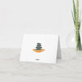 Carte de remerciement sur le thème Spa (Dos)