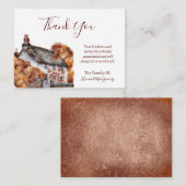 Carte de Remerciement Sympathique de la Forêt de C (Devant / Derrière)