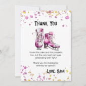 Carte de remerciement téléchargeable pour un anniv (Devant)